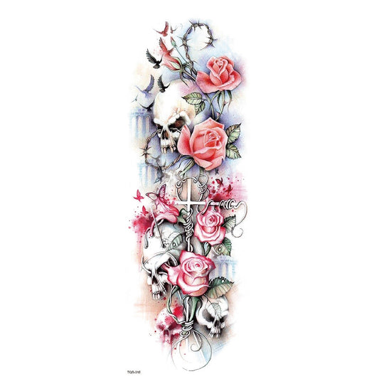 Full arm tattoo stickers