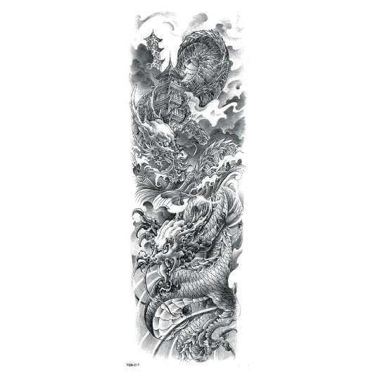 Full arm tattoo stickers