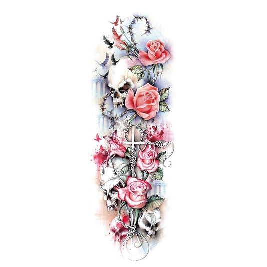 Full arm tattoo stickers