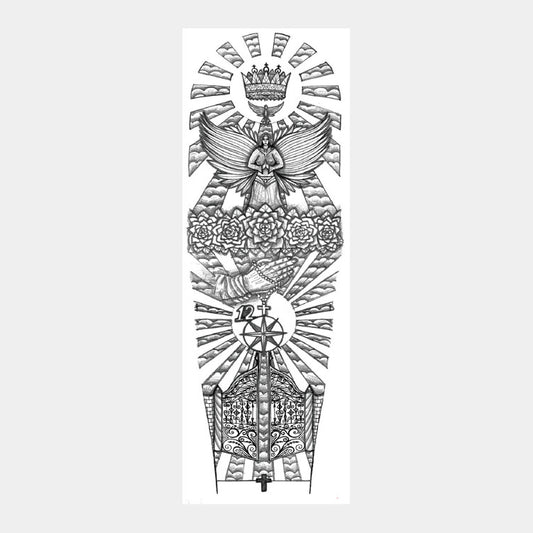 Full arm tattoo stickers
