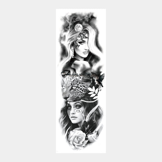 Full arm tattoo stickers