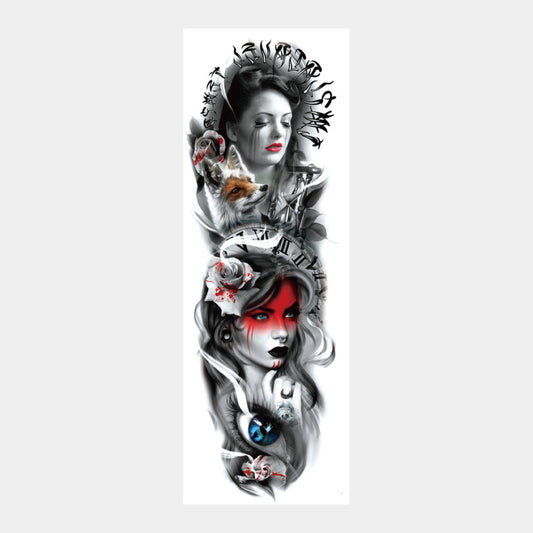 Full arm tattoo stickers