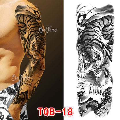 Full arm tattoo stickers waterproof