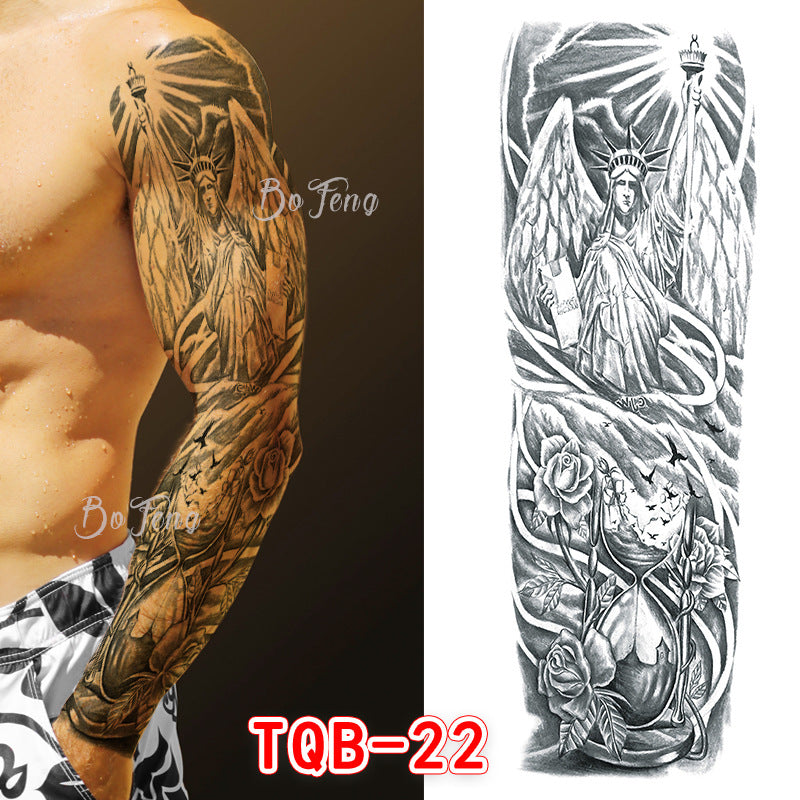 Full arm tattoo stickers waterproof