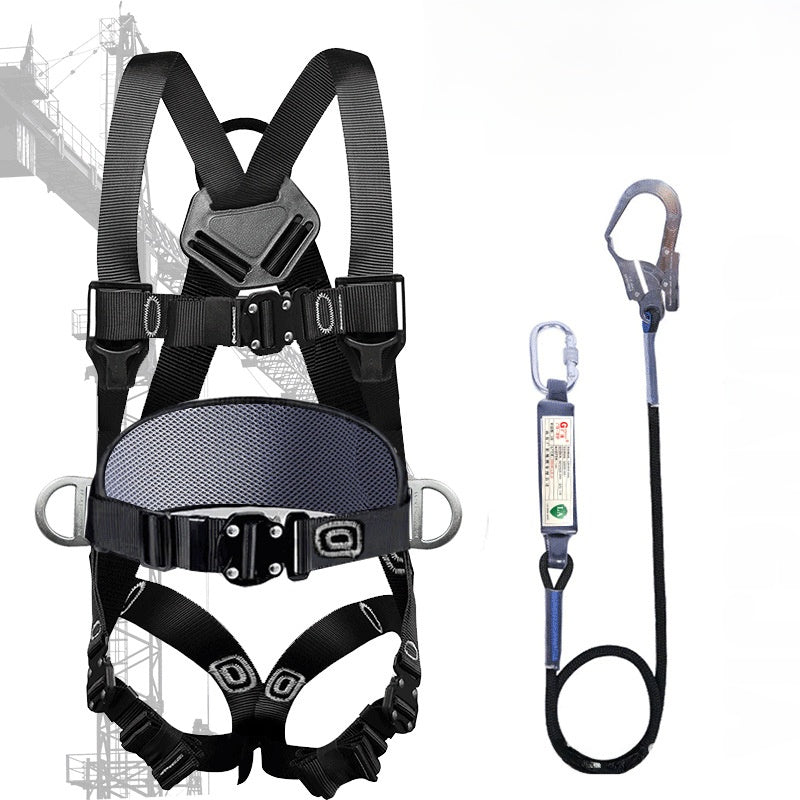 Full Body Safety Harness with Double Hook System