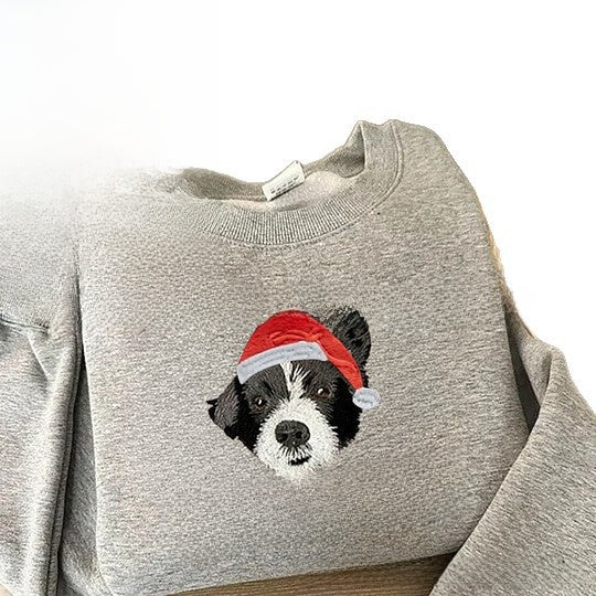 full-color pet embroidery hoodie
