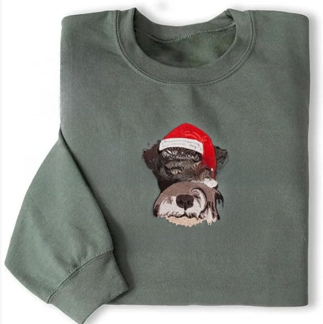 full-color pet embroidery hoodie