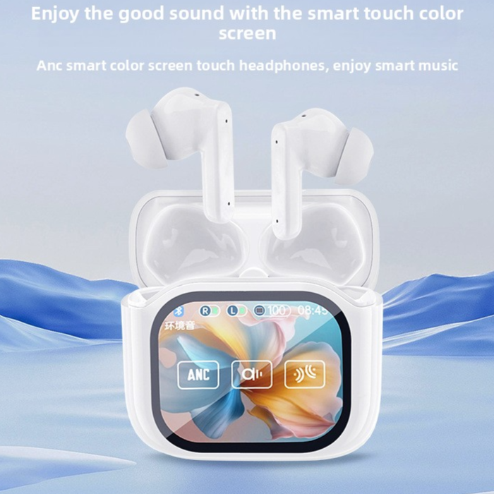 Full Color Screen Wireless Bluetooth Headphones with AI Translation