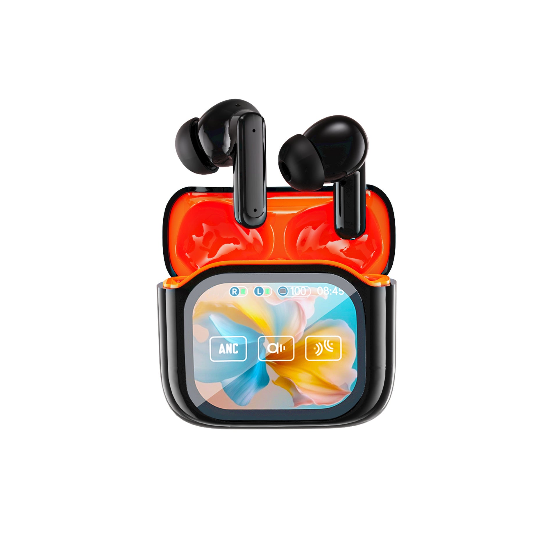 Full Color Screen Wireless Bluetooth Headphones with AI Translation