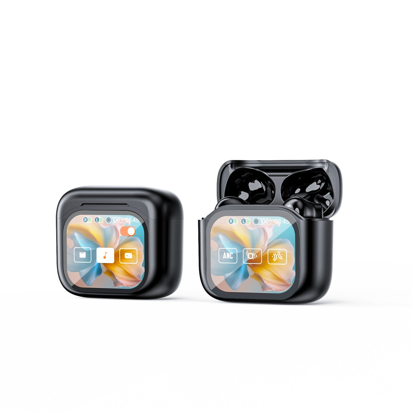 Full Color Screen Wireless Bluetooth Headphones with AI Translation