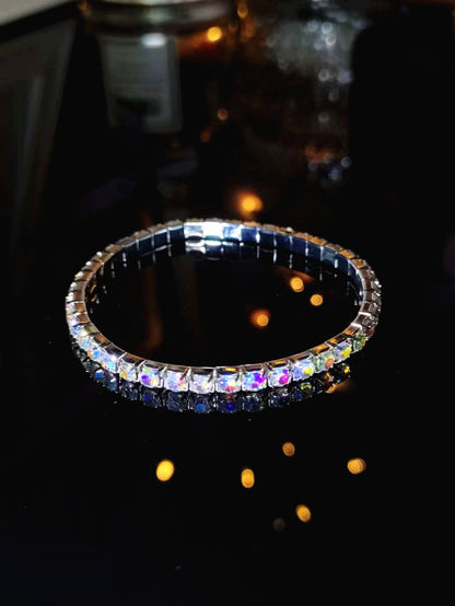 Full-Crystal Elastic-String Bracelet