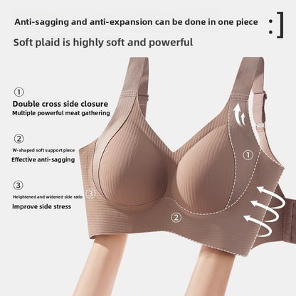 Full Cup Adjustable Women's Bra for Large Bust
