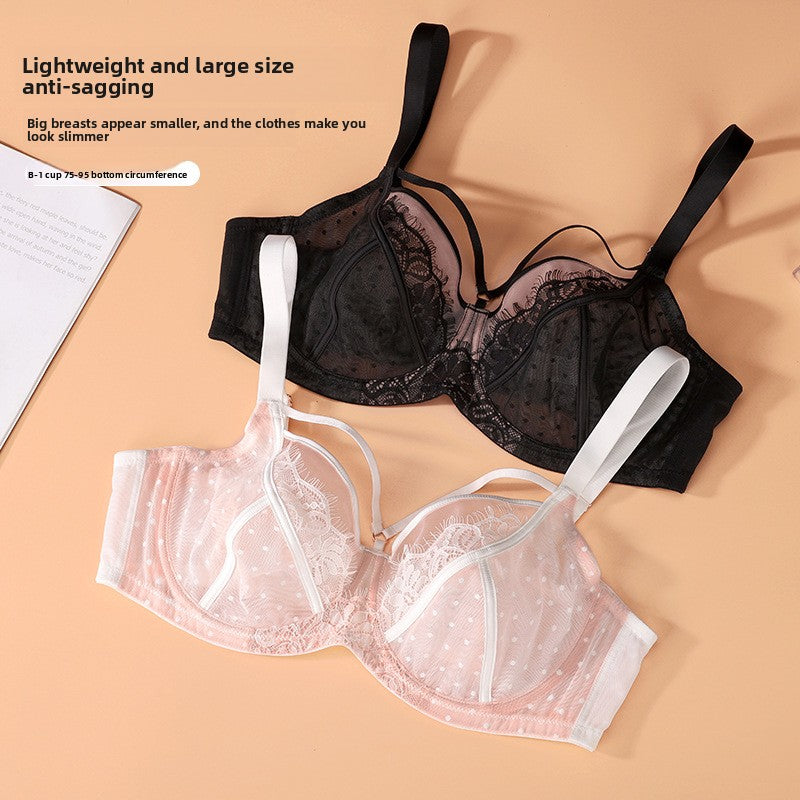 Full-cup lace lingerie