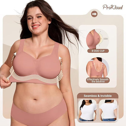 Full Cup Support Bra Seamless Comfort