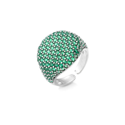 Full-cut round diamond ring