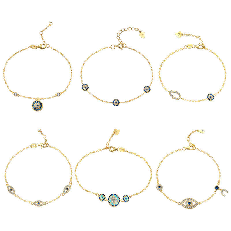 Full Diamond Devil's Eye Series Bracelet