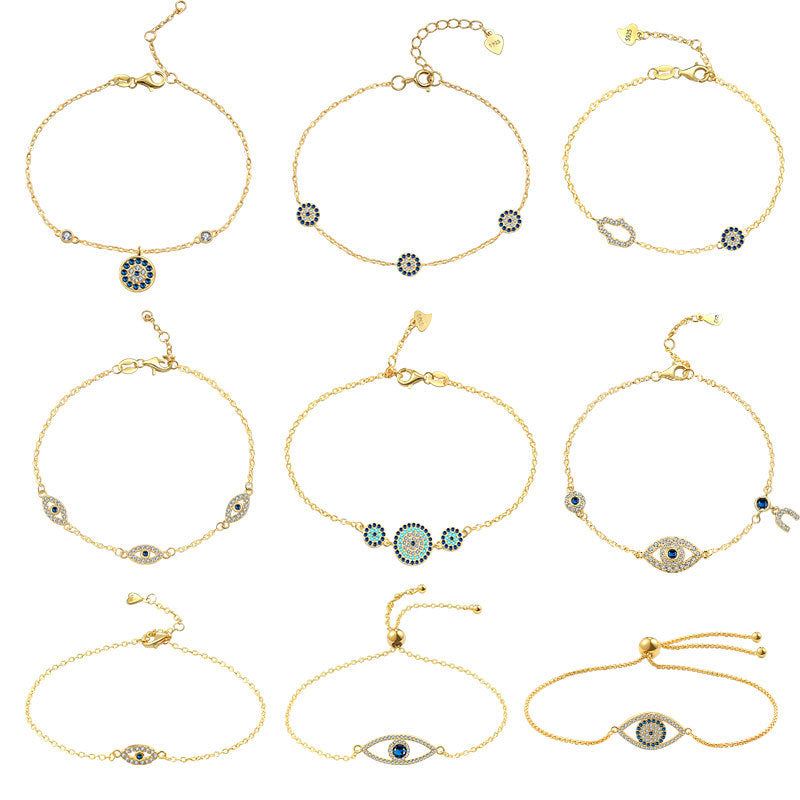 Full Diamond Devil's Eye Series Bracelet