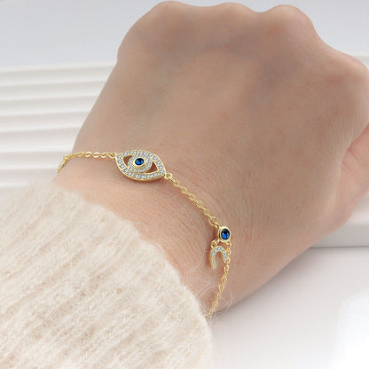 Full Diamond Devil's Eye Series Bracelet