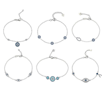 Full Diamond Devil's Eye Series Bracelet