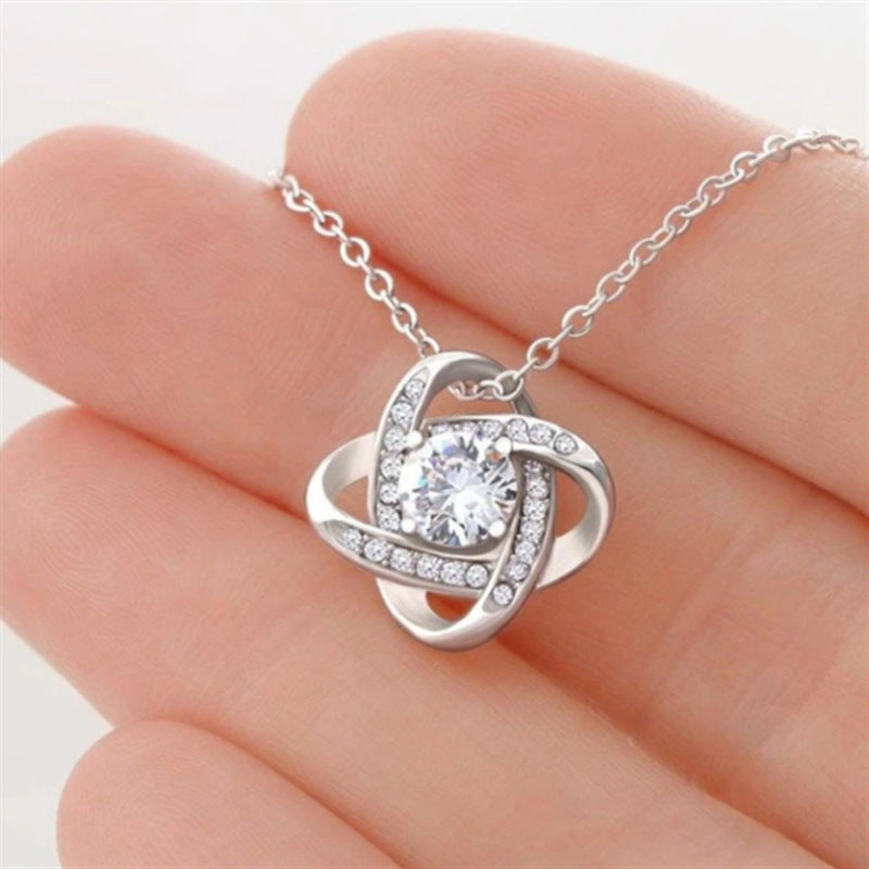 Full Diamond Four-Leaf Clover Necklace