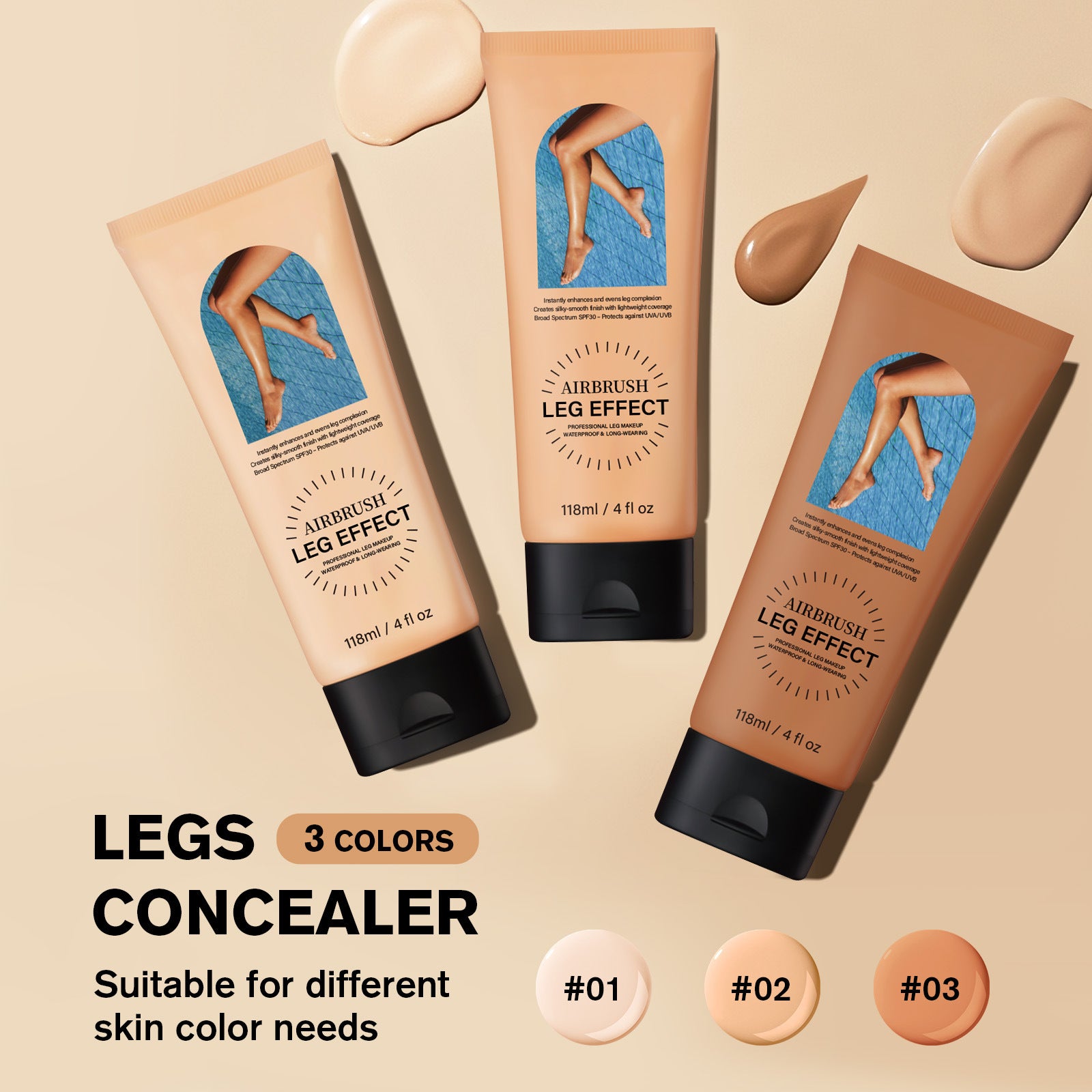Full-Effect Natural Waterproof Concealer Cream