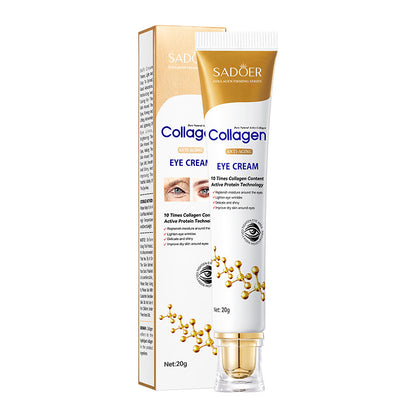 Full English Sadoer Aloe Vera Hydrating and Softening Eye Cream Essence Eye Cream Series Cross-Border Foreign Trade Wholesale