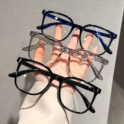full frame trendy wind flat glasses