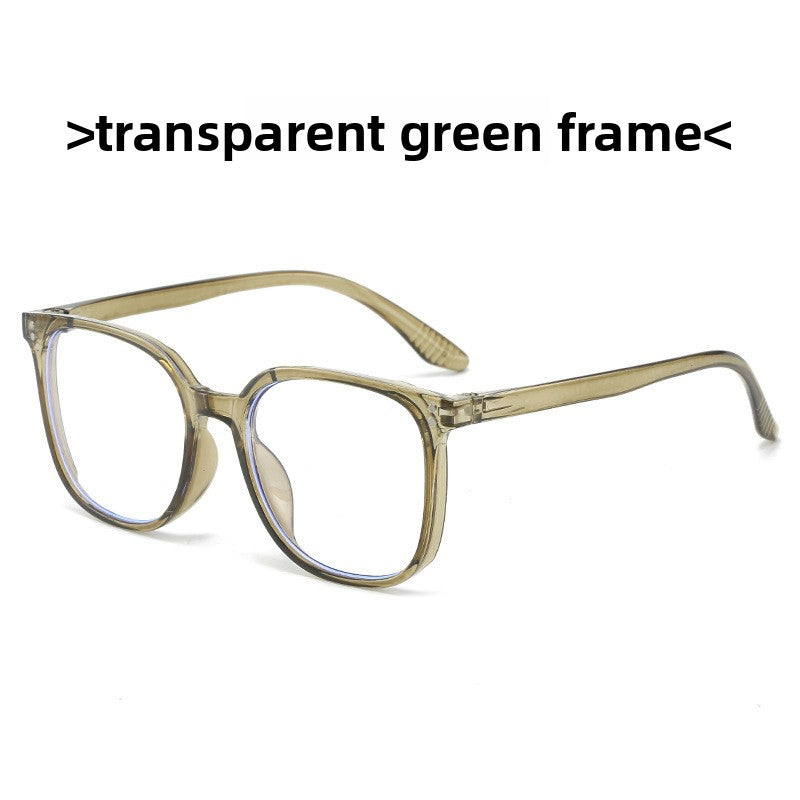 full frame trendy wind flat glasses