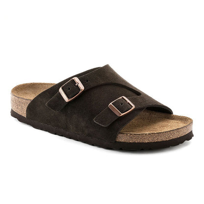 Full-grain leather Birkenstock sandals
