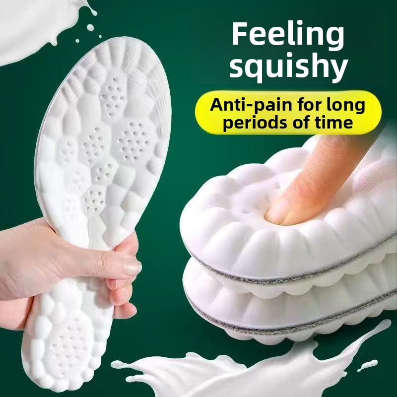 Full insoles for men and women, anti-odor, sweat-absorbing, breathable and highly elastic
