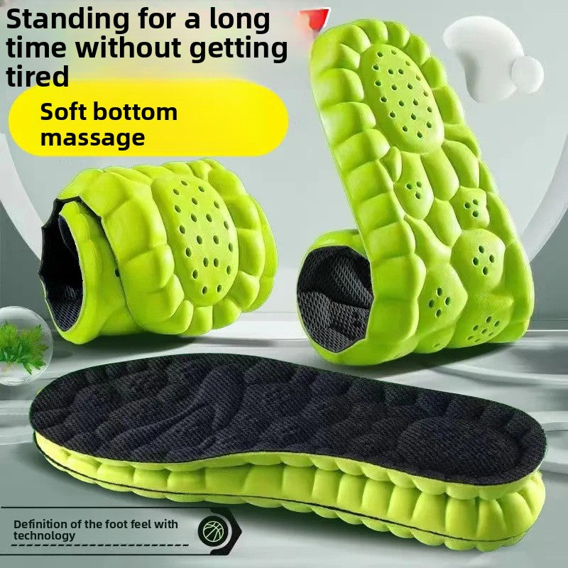 Full insoles for men and women, anti-odor, sweat-absorbing, breathable and highly elastic