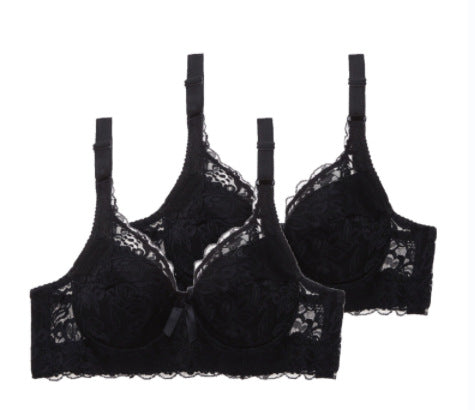 Full lace adjustable bra with thin cotton lining