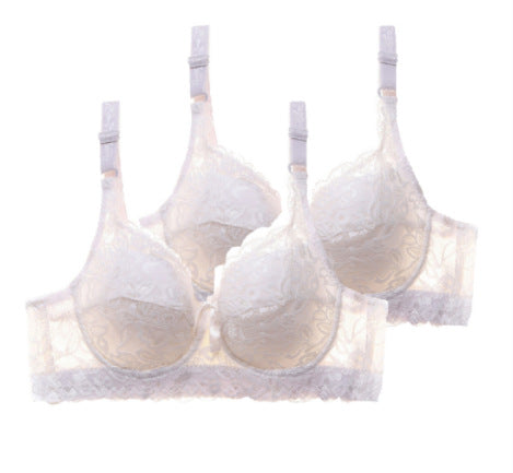 Full lace adjustable bra with thin cotton lining