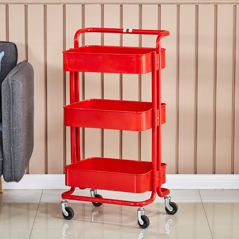 Full-metal movable storage rack