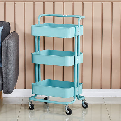 Full-metal movable storage rack