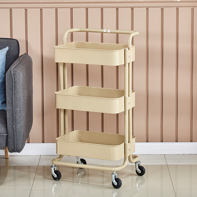Full-metal movable storage rack