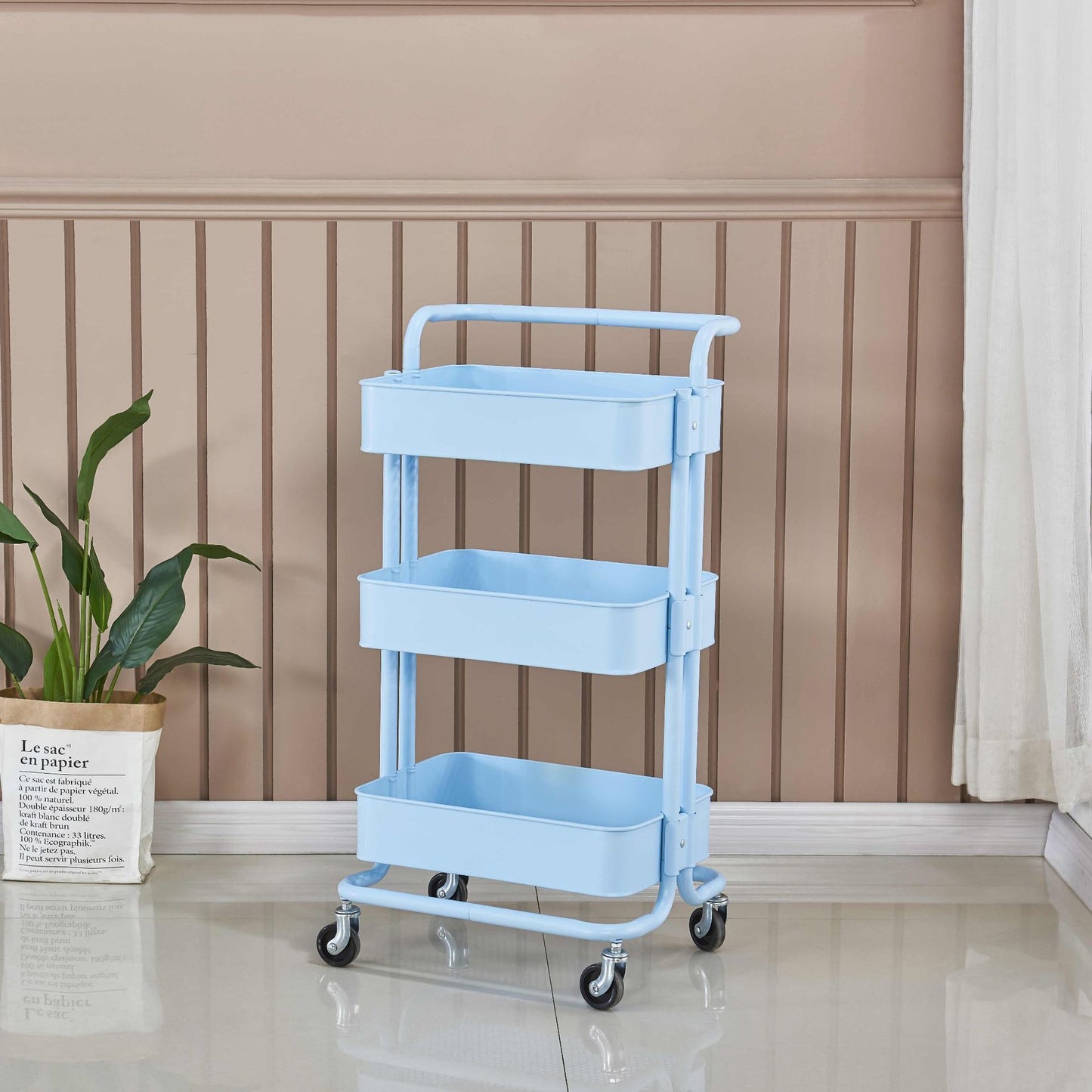 Full-metal movable storage rack