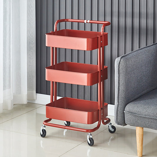 Full-metal movable storage rack