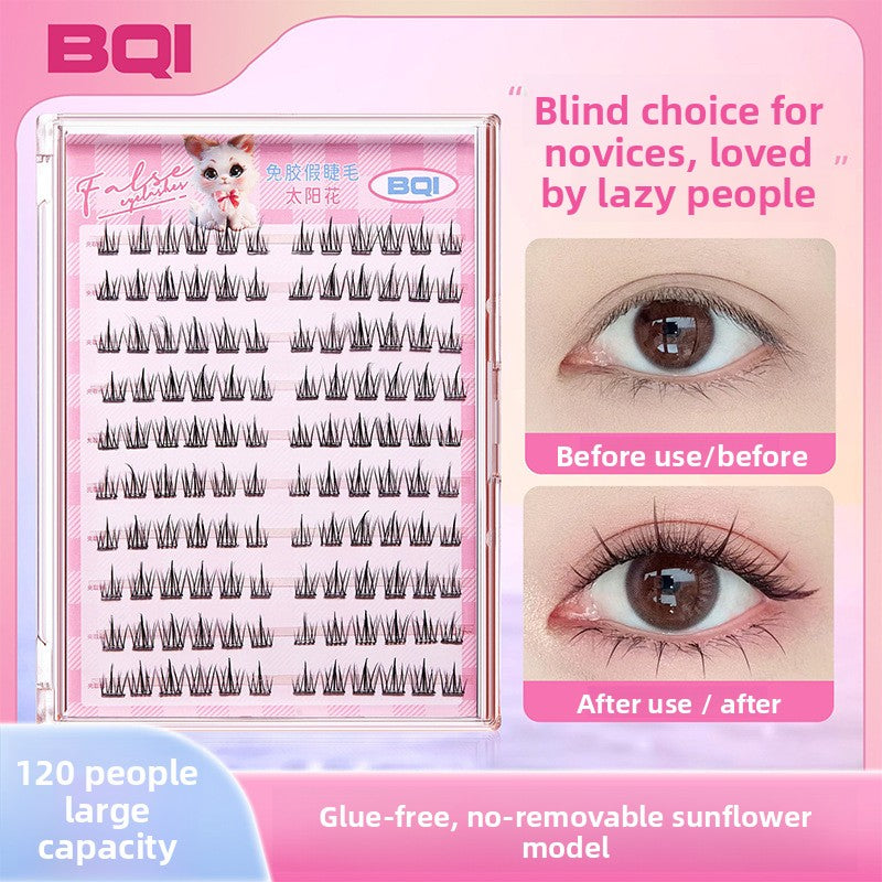 Full range of glue-free false eyelashes