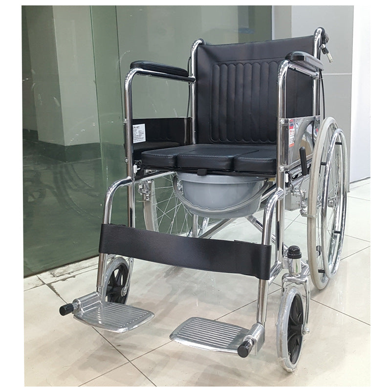 Full Recline Toilet Wheelchair