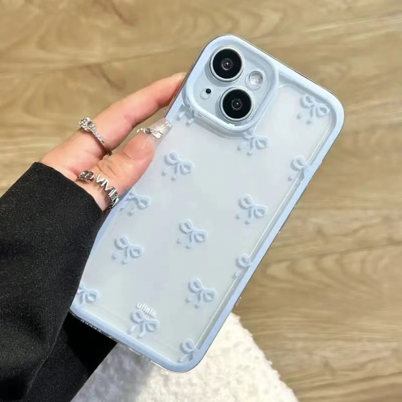 Full-screen bow-shaped phone case