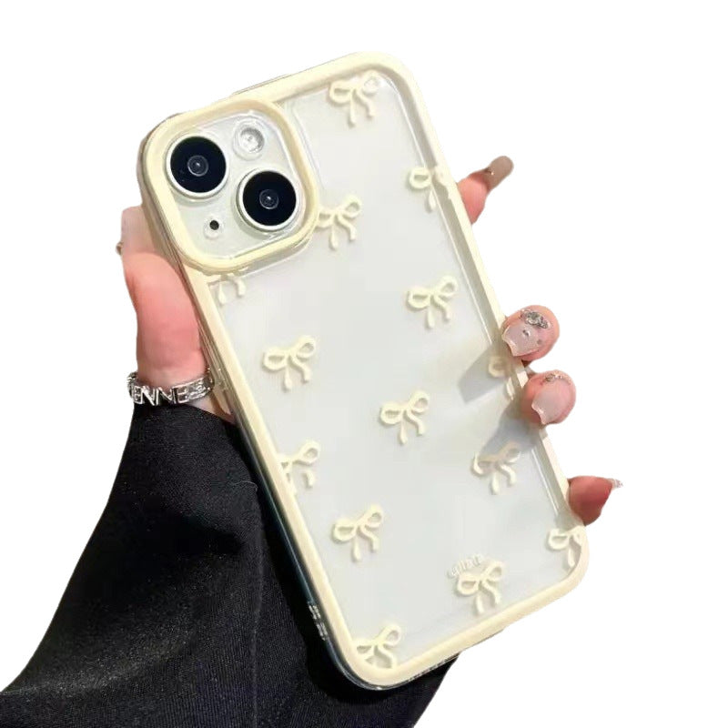 Full-screen bow-shaped phone case
