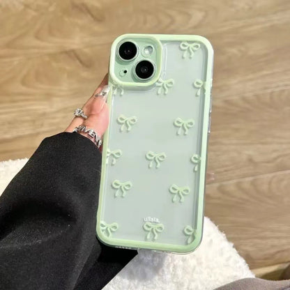 Full-screen bow-shaped phone case