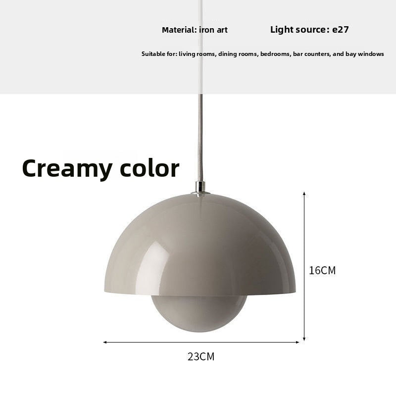 Full-Spectrum Creamy Bud Pendant Light