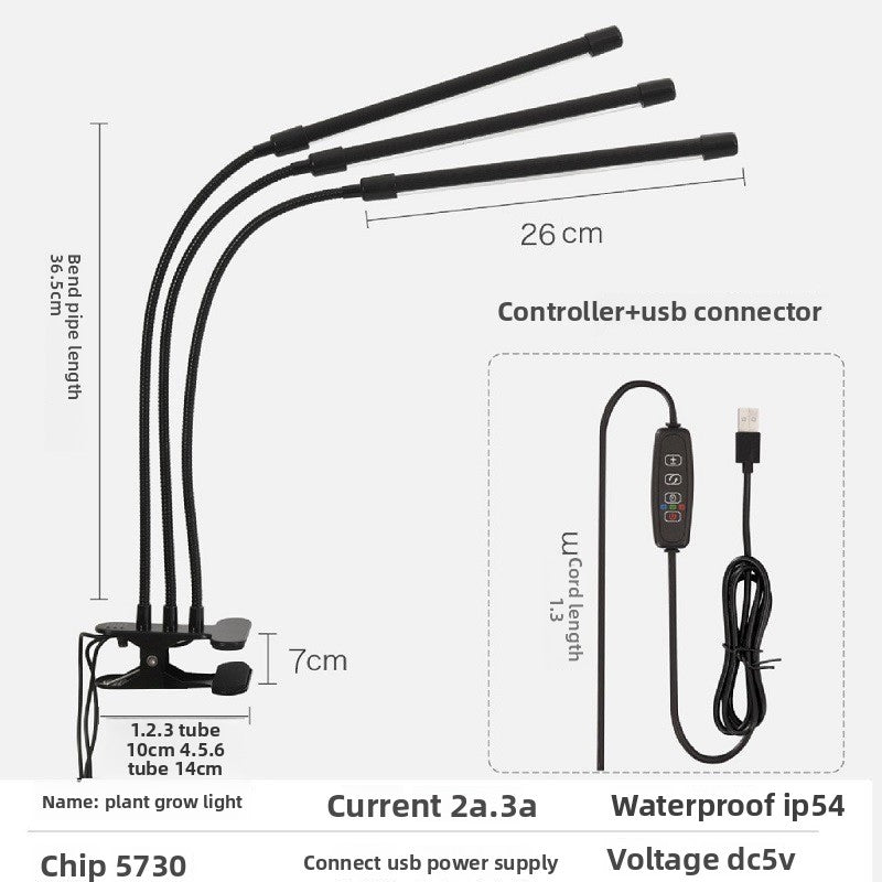 Full-spectrum growth lamp