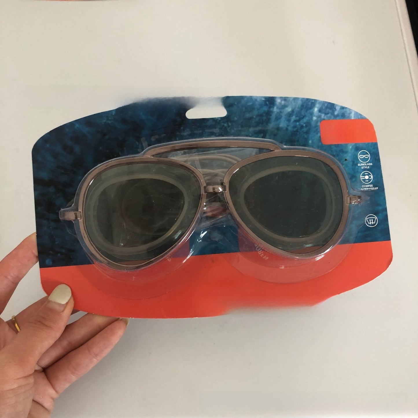 Full-View Anti-Fog Swim Goggles