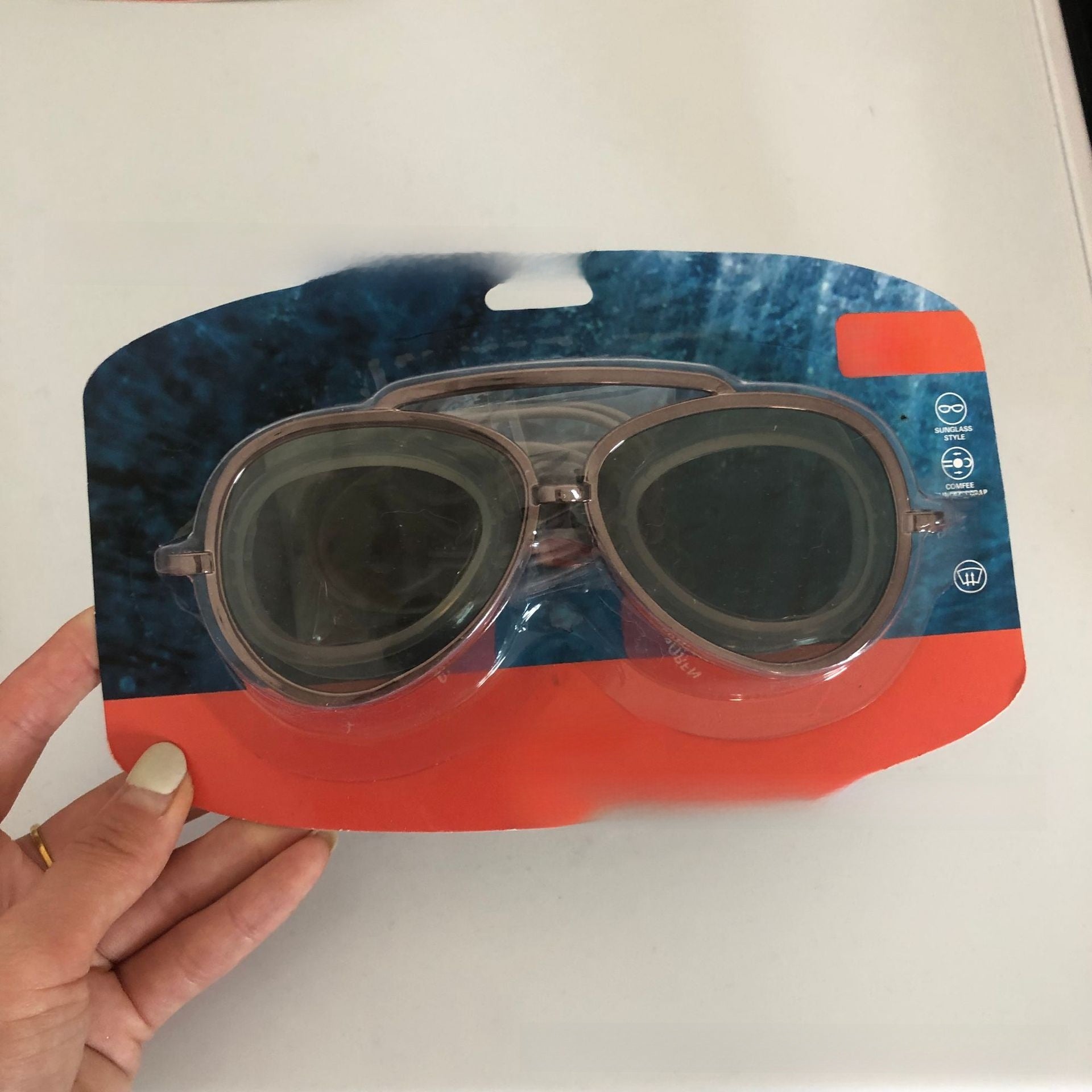 Full-View Anti-Fog Swim Goggles