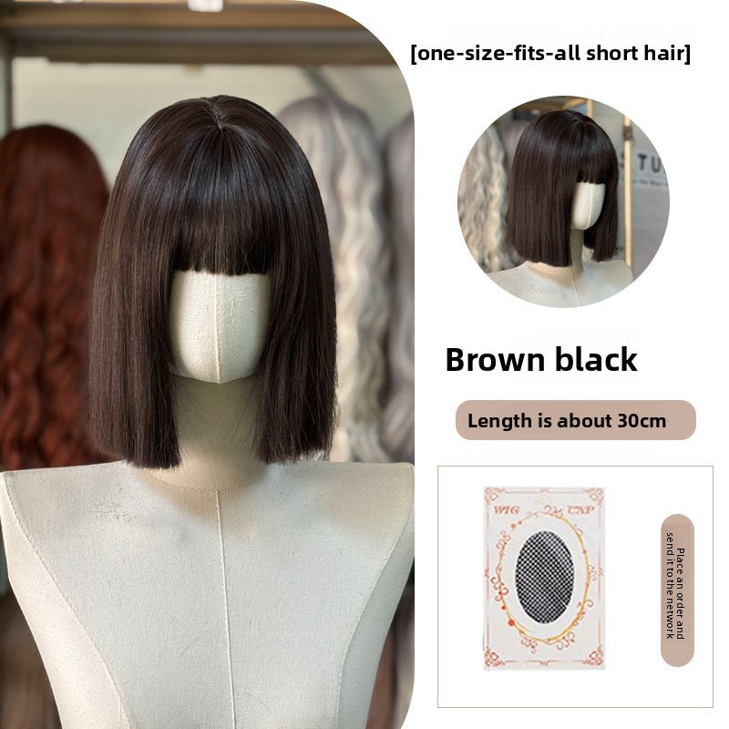 Full Wig Long Straight Curly Hair Big Waves