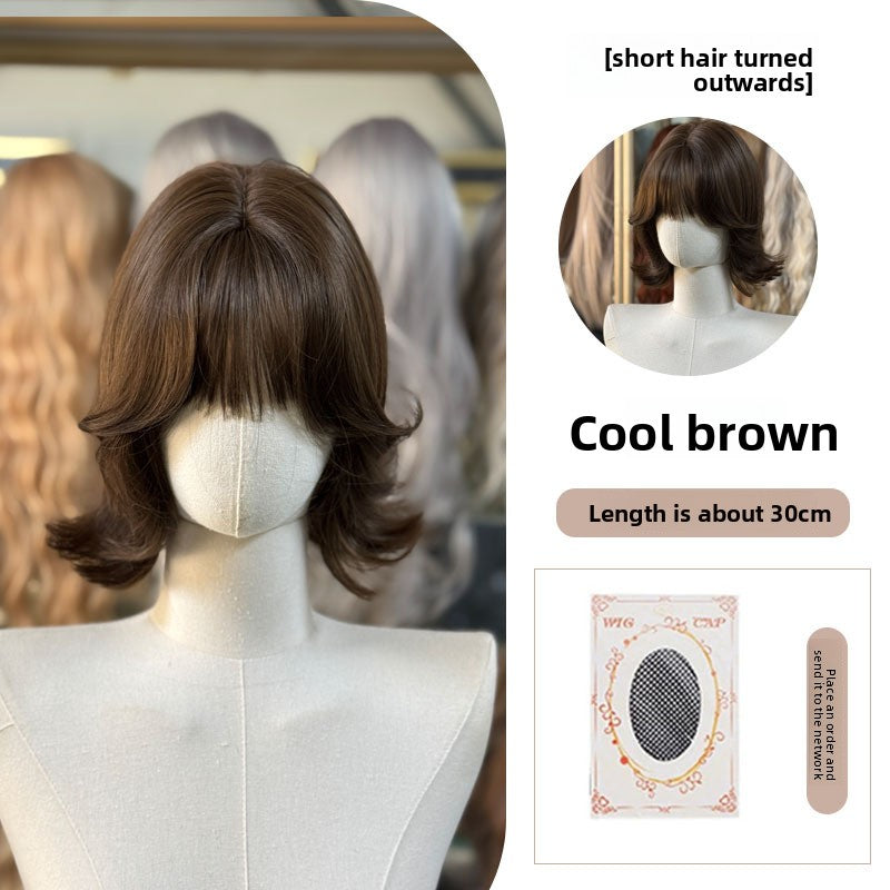 Full Wig Long Straight Curly Hair Big Waves