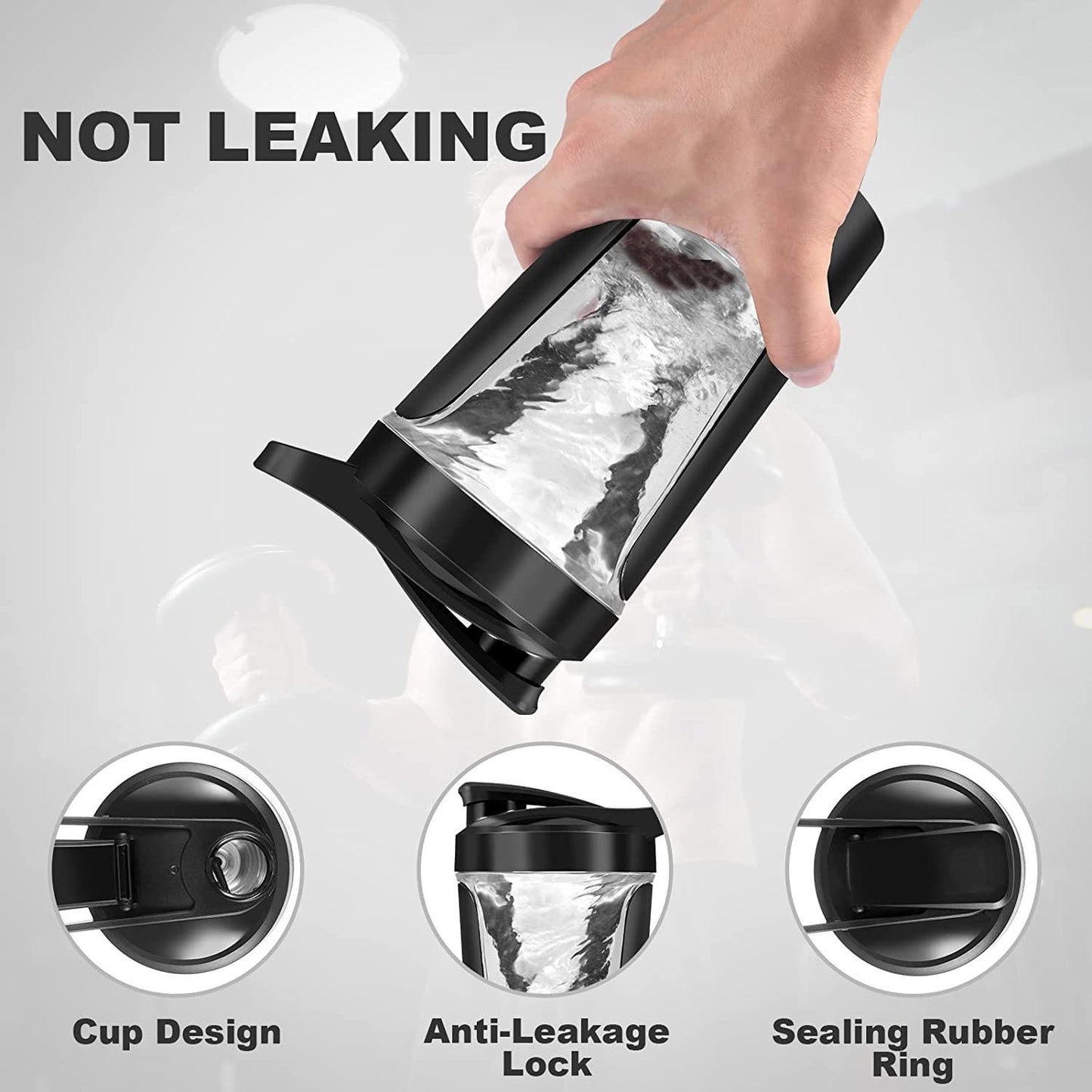 Fully automatic charging type mixing cup